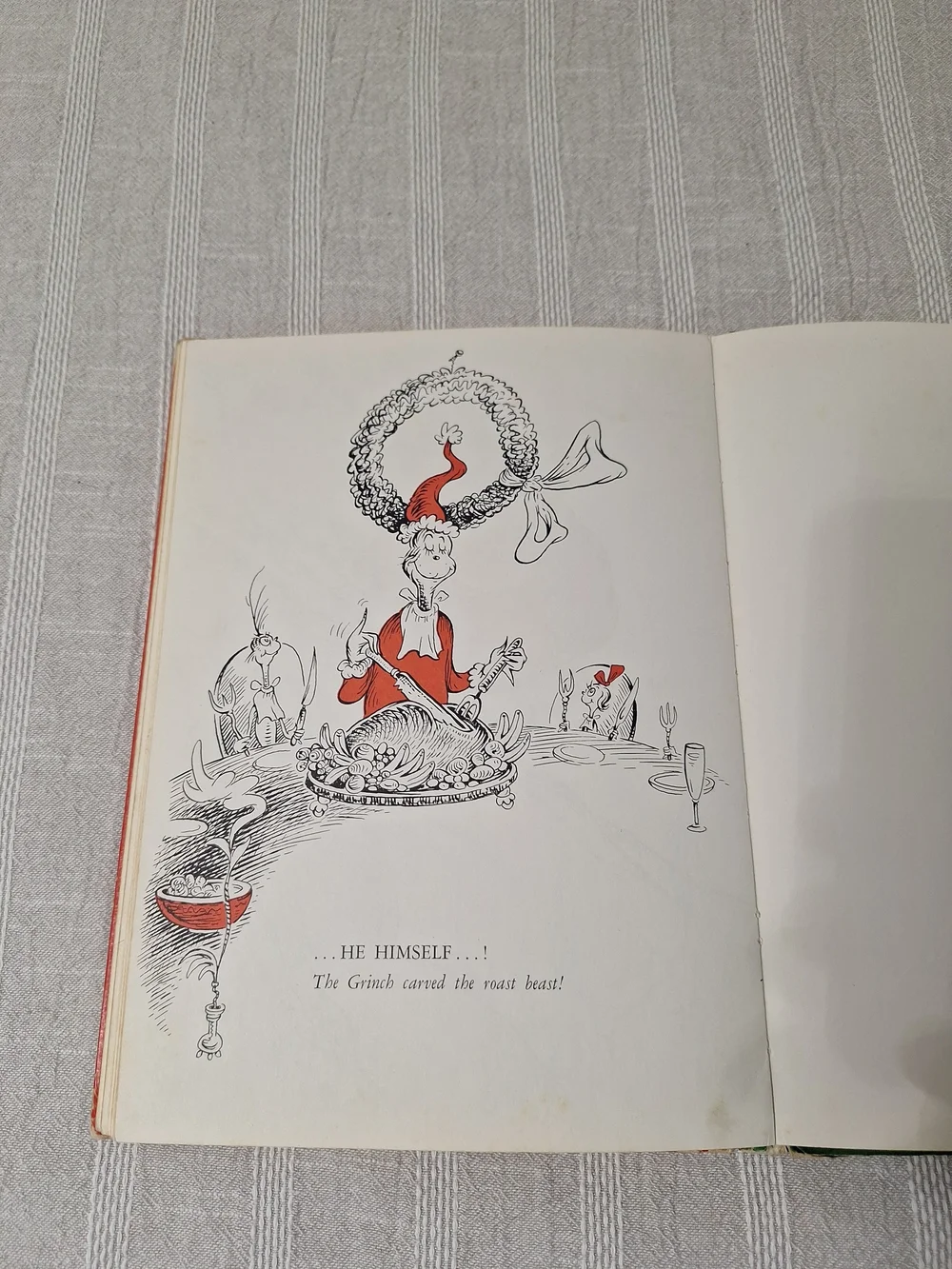 How the Grinch Stole Christmas HC by Dr. Seuss 1st Edition Later Printing 1957